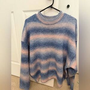 Girlcrush sunrise fuzzy sweater XL